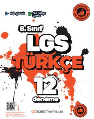 LGS 8. Sınıf Türkçe Sarmal 12 Deneme - 1
