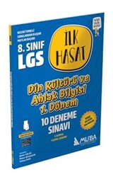 LGS Din Kültürü ve Ahlak Bilgisi İlk Hasat 10 Deneme Sınavı 1.Dönem Muba Yayınları - 1