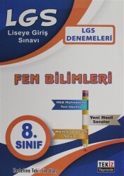 LGS Fen Bilimleri Denemesi 8. Sınıf - Tekiz Yayıncılık