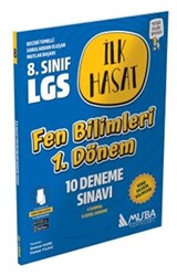 LGS Fen Bilimleri İlk Hasat 10 Deneme Sınavı 1.Dönem Muba Yayınları - 1