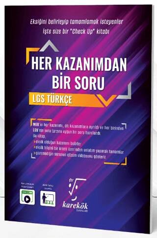 LGS Her Kazanımdan Bir Soru Türkçe - 1