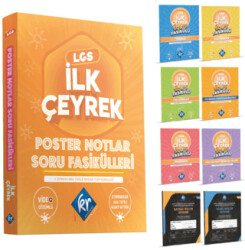 LGS İlk Çeyrek Poster Notlar Soru Fasikülleri - KR Akademi Yayınları