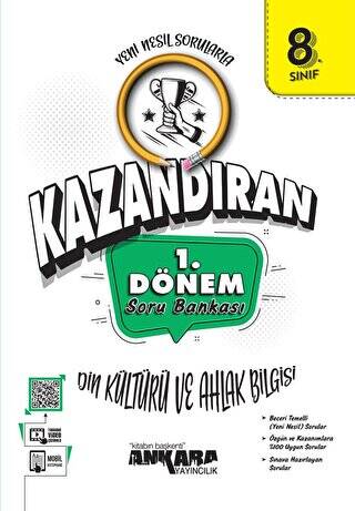 LGS Kazandıran 8. Sınıf 1. Dönem Din Kültürü ve Ahlak Bilgisi Soru Bankası - 1