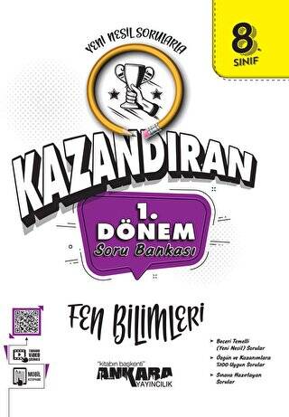 LGS Kazandıran 8. Sınıf 1. Dönem Fen Bilimleri Soru Bankası - 1