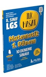 LGS Matematik İlk Hasat 10 Deneme Sınavı 1.Dönem Muba Yayınları - 1