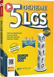 LGS Netto Tamamı Video Çözümlü 5 Fasikül Genel Deneme Seti Kolay - Orta - Zor - 1