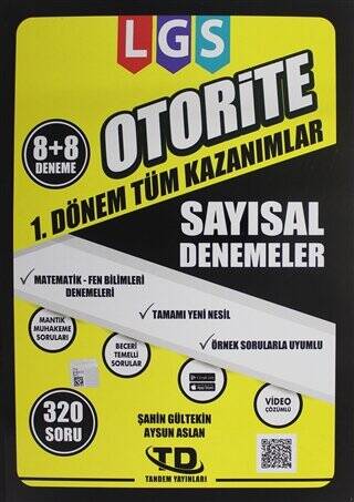 LGS Otorite 1. Dönem Sayısal Denemeler - 1