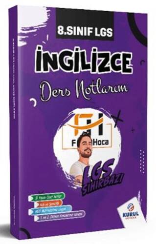 LGS Sihirbazı 8.Sınıf İngilizce Ders Notlarım - 1