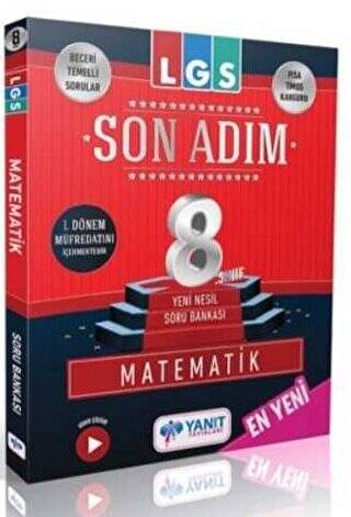 LGS Son Adım Matematik Yeni Nesil Soru Bankası - 1