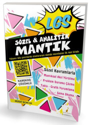 LGS Sözel ve Analitik Mantık Karekod Çözümlü Soru Bankası - Pelikan Tıp Teknik Yayıncılık