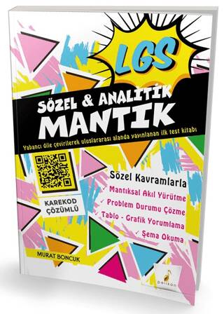 LGS Sözel ve Analitik Mantık Karekod Çözümlü Soru Bankası - 1