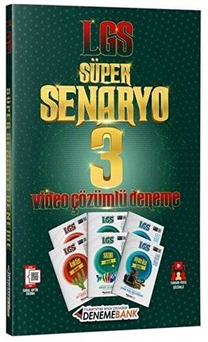 LGS Süper Senaryo 3 Çözüm Kitapçıklı Deneme Sınavı - 1