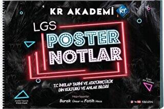 LGS T.C İnkılap Tarihi ve Atatürkçülük Din Kültürü ve Ahlak Bilgisi Poster Notları - 1