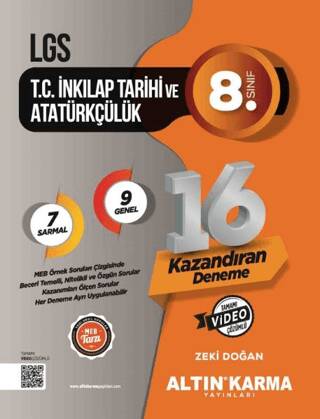 LGS T.C. İnkılap Tarihi ve Atatürkçülük Sarmal Deneme - 1