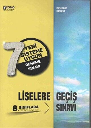 LGS Yeni Sisteme Uygun 7 Deneme Sınavı - 1