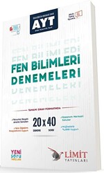 AYT Fen Bilimleri 20x40 Video Çözümlü Denemeleri - 1