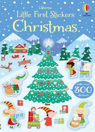 Little First Stickers Christmas: With Over 300 Reusable Stickers - 1
