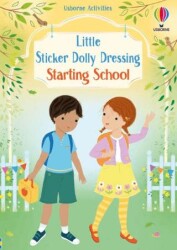 Little Sticker Dolly Dressing Starting School - Usborne