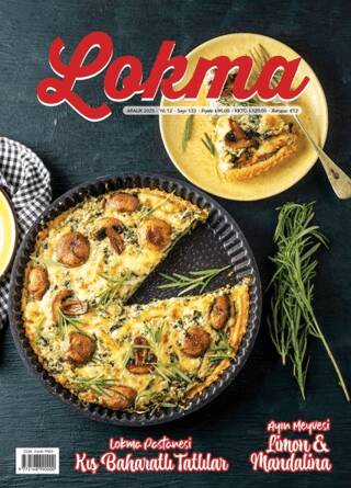 Lokma Aylık Yemek Dergisi Sayı: 133 Aralık 2025 - 1
