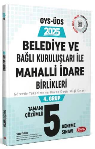 Mahalli İdareler 4-5. Grup Tamamı Çözümlü 5 Deneme Sınavı - 1