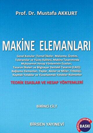 Makine Elemanları Cilt: 1 - 1