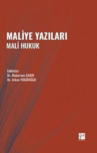 Maliye Yazıları Mali Hukuk - 1
