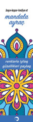 Mandala Ayraç - Mavi - Leopar Yayınları