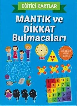 Mantık ve Dikkat Bulmacaları - Eğitici Kartlar - 1