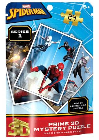 Marvel Spider-man Series 1 Prime 3D Mystery Puzzle - 24 Parça - 1