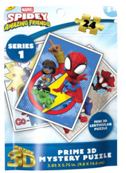 Marvel Spidey Amazing Friends Series 1 Prime 3D Mystery Puzzle - 24 Parça - Beta Oyuncak