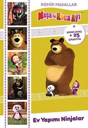 Maşa İle Koca Ayı Komik Masallar-Ev Yapımı Ninjalar - 1
