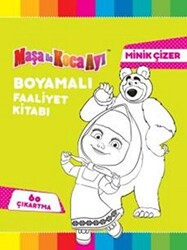 Maşa İle Koca Ayı Minik Çizer Boyamalı Faaliyet - 1