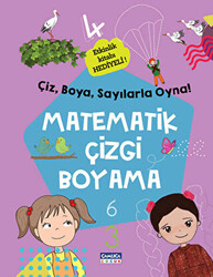Matematik Çizgi Boyama - 1