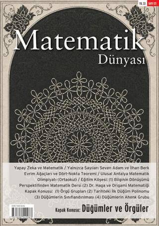 Matematik Dünyası Dergisi Sayı: 121 - 1