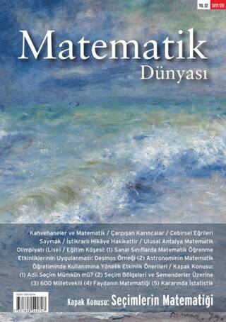 Matematik Dünyası Dergisi Sayı: 120 Yıl:2025-1 - 1