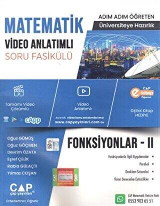 Matematik Fonksiyonlar 2 Video Anlatımlı Soru Fasikülü - 1