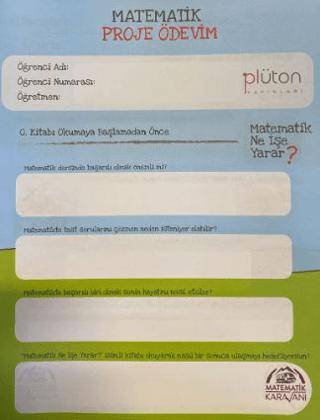 Matematik Karavanı Matematik Proje Ödevim Kılavuz Kitabım - 1