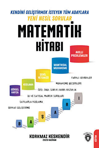 Matematik Kitabı Kendini Geliştirmek İsteyen Adaylara Yeni Nesil Sorular 2020 - 1