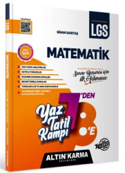 Matematik Yaz Tatil Kampı LGS 7-8. Sınıf Hazırlık - Altın Karma Yayınları - Bayilik
