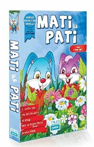 Mati İle Pati Serisi - İlkokul 1. Sınıflar İçin 10 Kitap Takım - 1