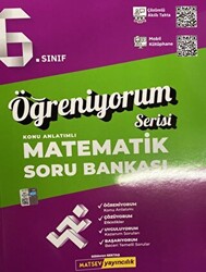 Matsev Yayınları 6. Sınıf Matematik Konu Anlatımlı Soru Bankası Öğreniyorum Serisi - 1