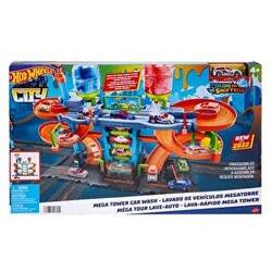 Mattel Hot Wheels Mega Araba Yıkama Kulesi HDP05 - Hot Wheels