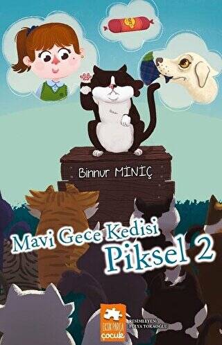 Mavi Gece Kedisi - Piksel 2 - 1