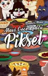 Mavi Gece Kedisi Piksel Yeni Baskı - 1