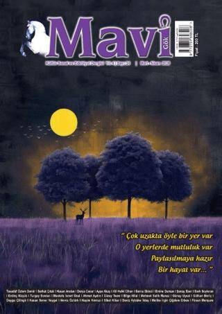 Mavi Gök Kültür Sanat Edebiyat Dergisi Sayı: 24 Mart - Nisan 2025 - 1