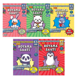 Maxi Boyama Saati 5`li Set - Maxi Yayıncılık