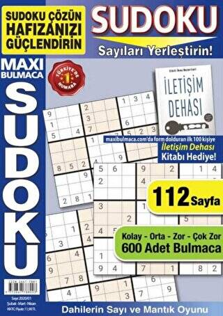 Maxi Bulmaca Sudoku 1 - 1