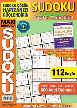 Maxi Bulmaca Sudoku 6 - 1