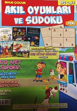 Maxi Çocuk Akıl Oyunları ve Sudoku 2023 - 2 - 1