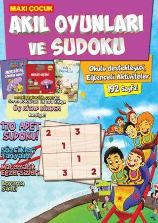 Maxi Çocuk Akıl Oyunları ve Sudoku 9 - 1
